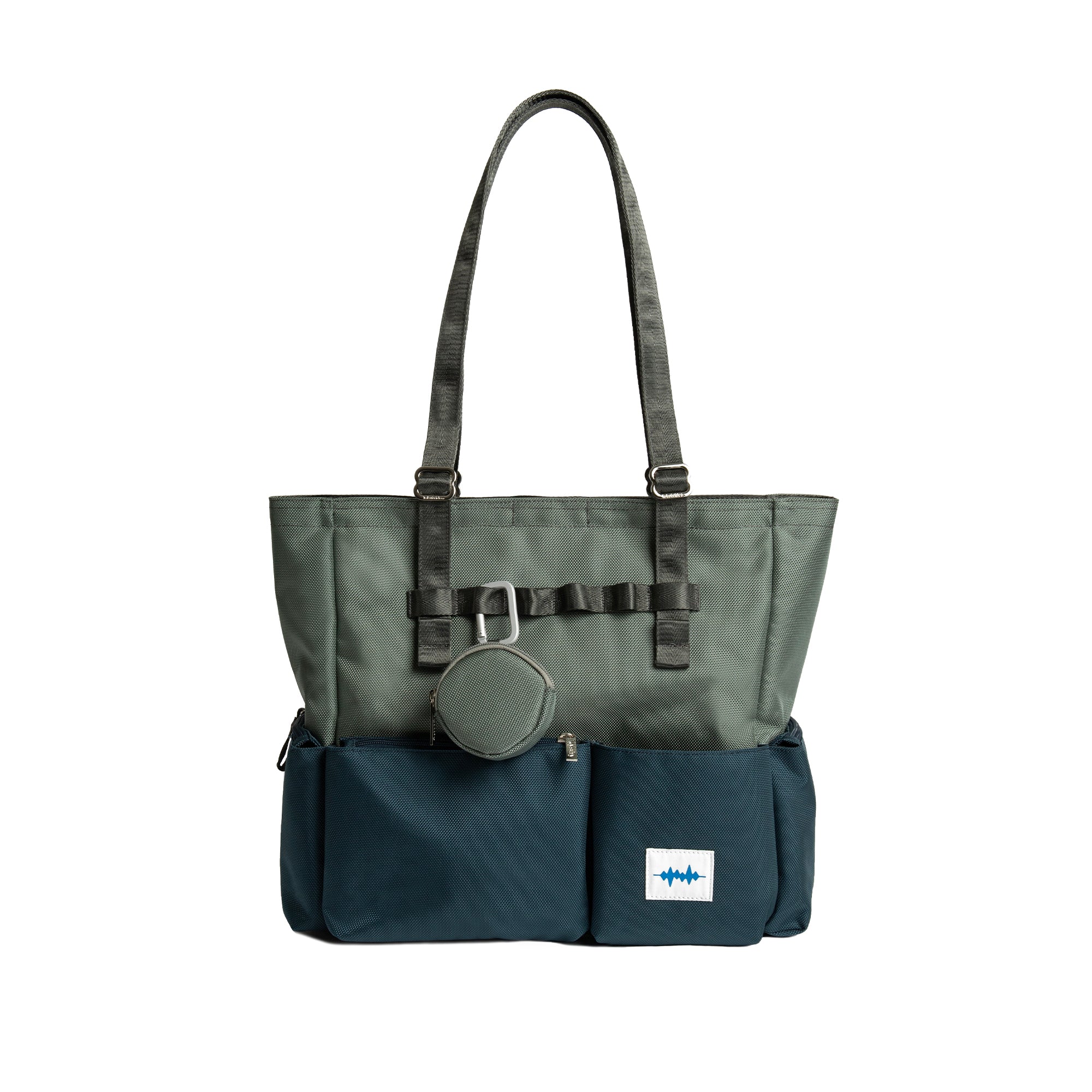 awesome tote bag(NAVY&GLAY)